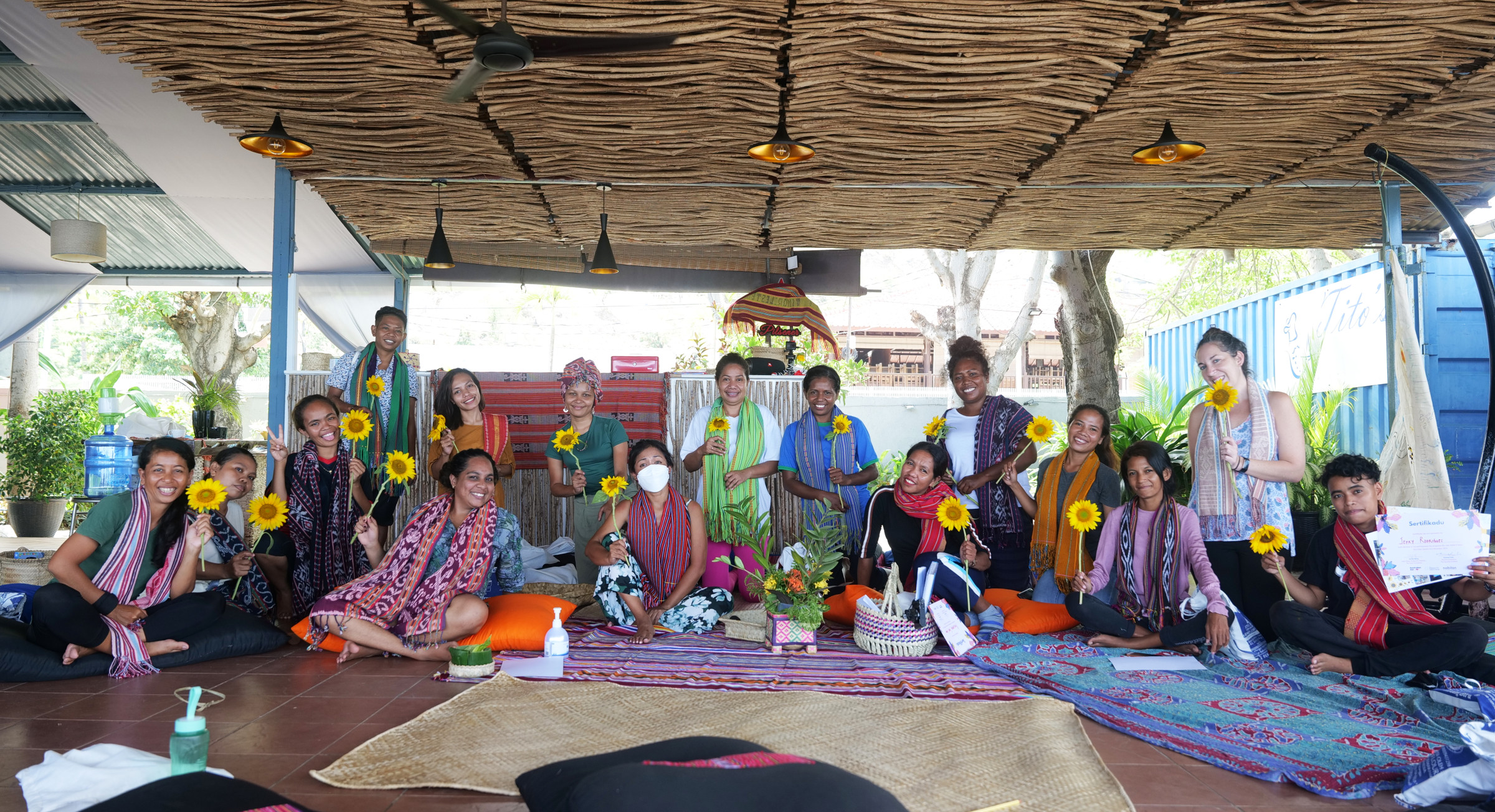 BAHM Phase 1 participants celebrate at the Pilot’s Closing Retreat in Dili, Timor-Leste, November 2022.
